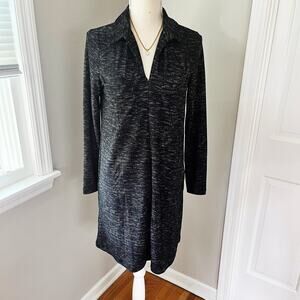 MNG MANGO Gray Collared Dress NEW